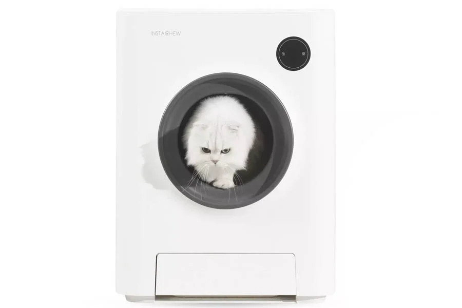 rotating litter box