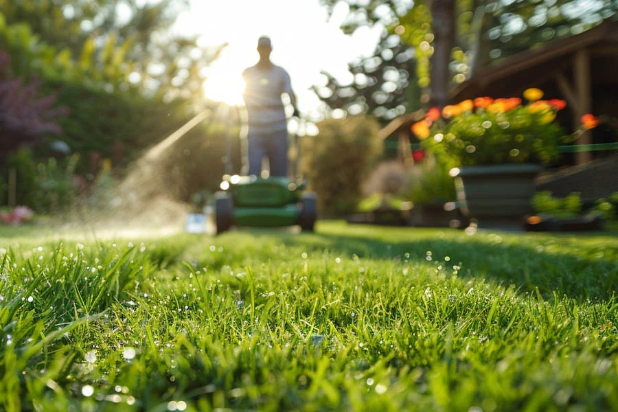self propelled electric lawnmower